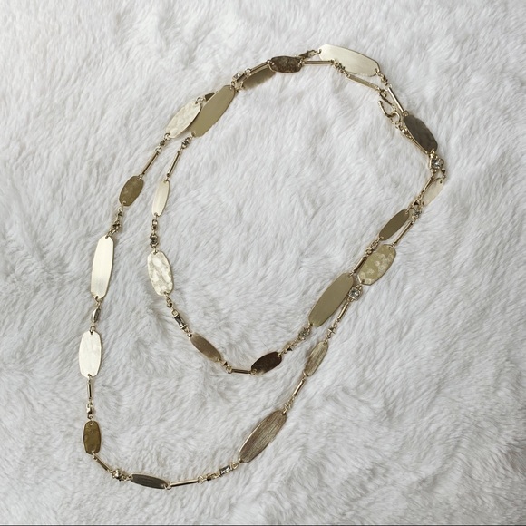 KENDRA SCOTT | Claret Long Necklace, Pyrite Mix - Picture 4 of 8